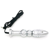 Bipolar Metal Electric Shock Butt Plug - P